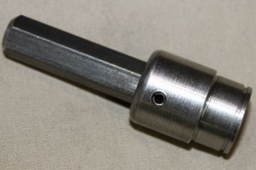 AD-38-HEX-MF Fuel Pump Hex Drive  Shaft  2.5" t0 6.5"   3/8 Male to 3/8 Female Hex -NOT FOR BEARING